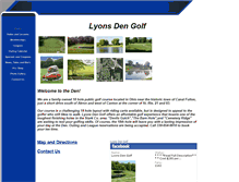 Tablet Screenshot of lyonsdengolf.com